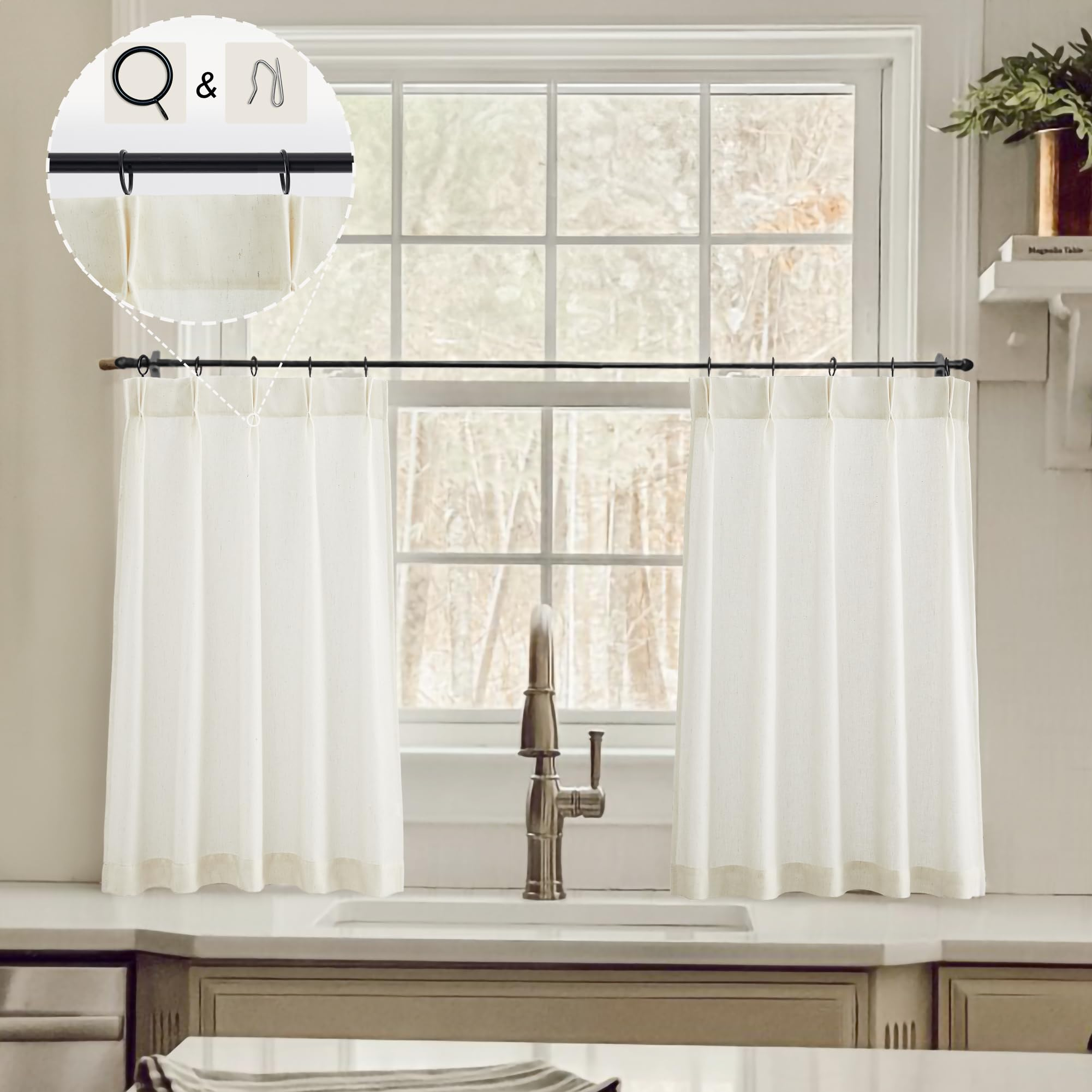 10 Best Cafe Curtains To Enhance Your Kitchen Style – Engineers And ... inside Kitchen Rod Design