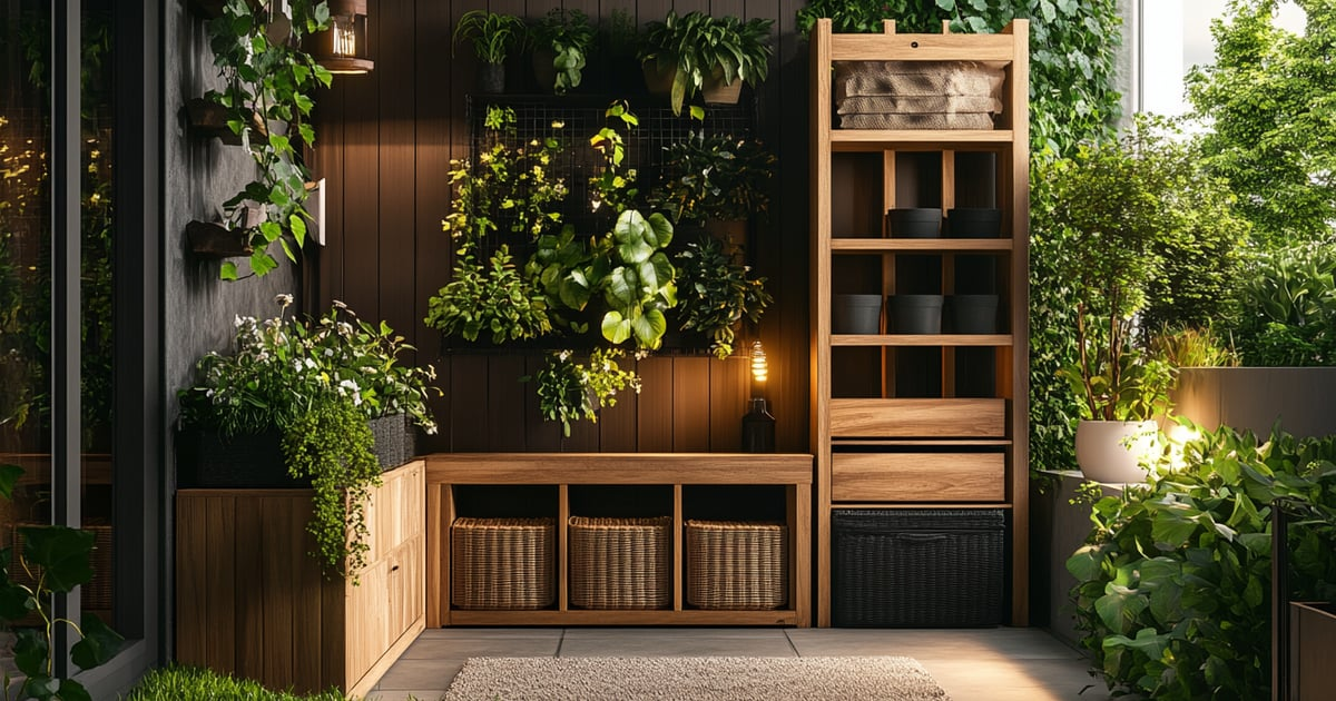 Smart Storage Solutions for Clutter Free Outdoor Workspaces