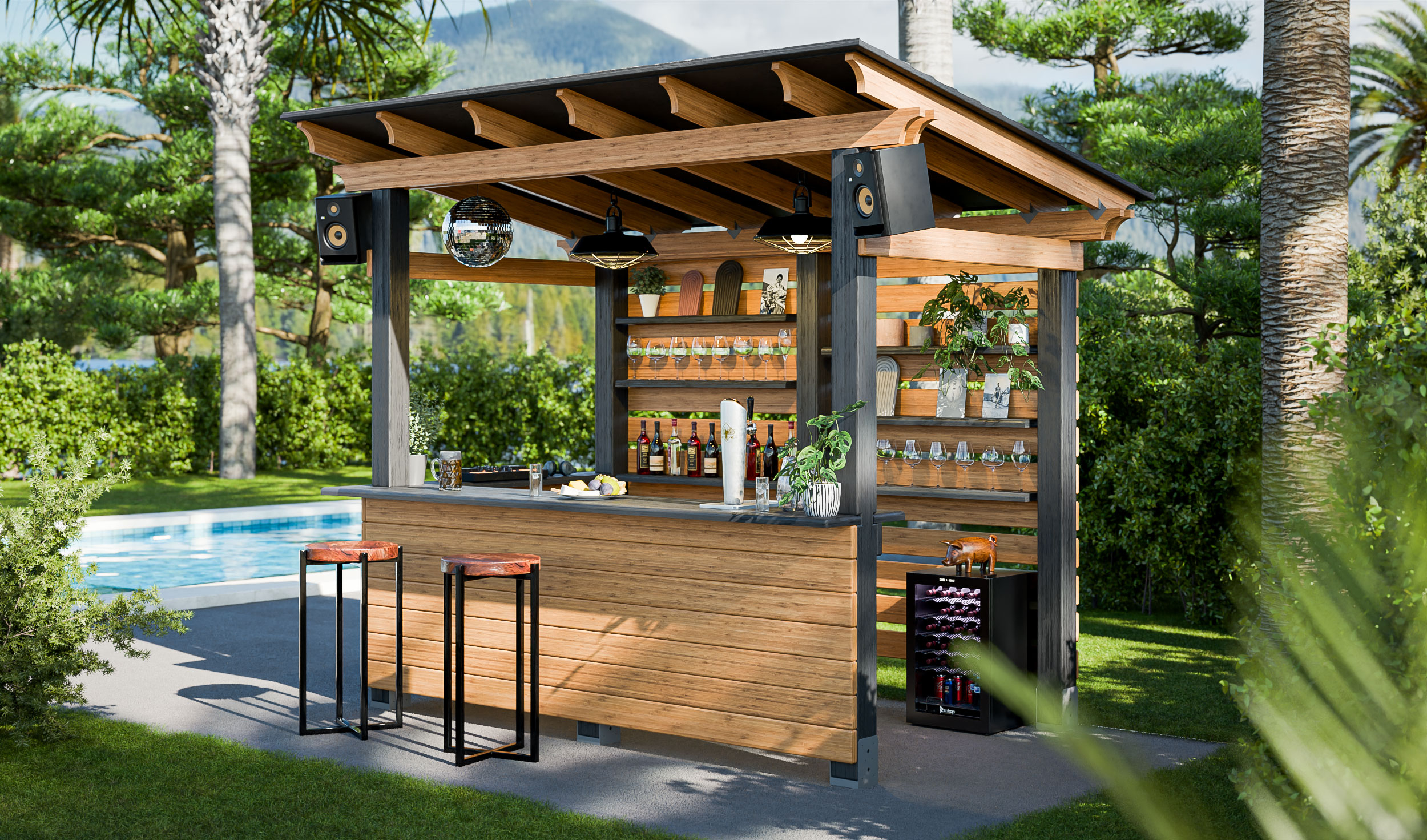 11 Free Diy Outdoor Bar Plans - Craftcamp™ pertaining to How to Choose Durable Materials for an Outdoor Bar That Withstands Every Season
