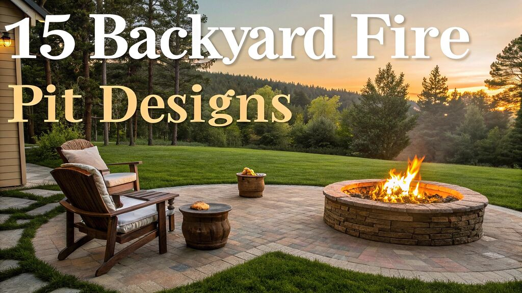 15 Backyard Fire Pit Designs You'll Love regarding Designing a Fire Pit That Actually Fits Your Backyard Layout