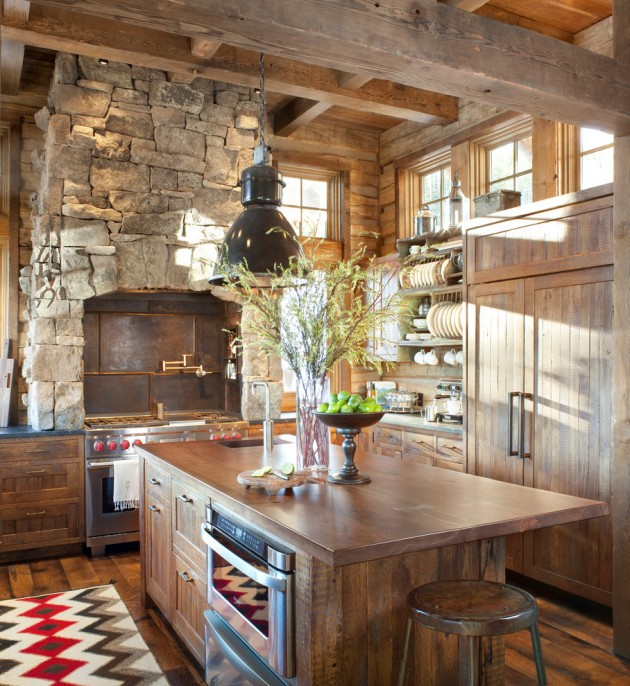 15 Warm & Cozy Rustic Kitchen Designs For Your Cabin in How to Balance Warmth and Function in a Rustic Kitchen