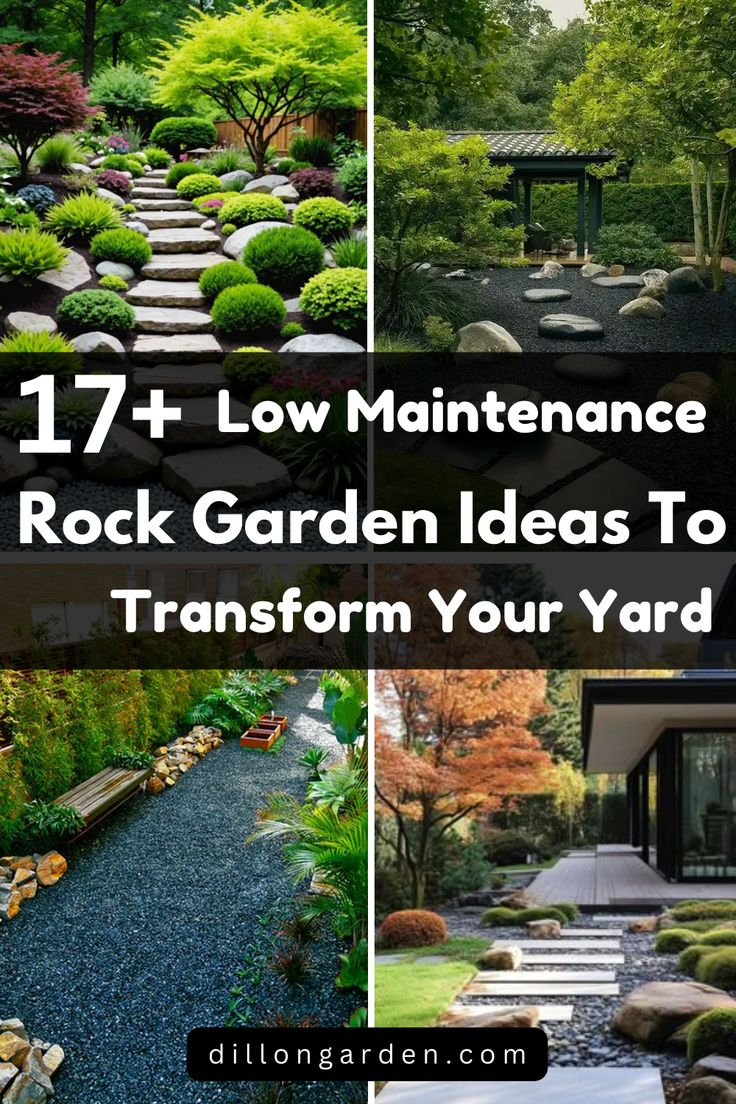 17+ Low Maintenance Rock Garden Ideas To Transform Your Yard In 2025 ... with regard to Outdoor Rock Garden Design