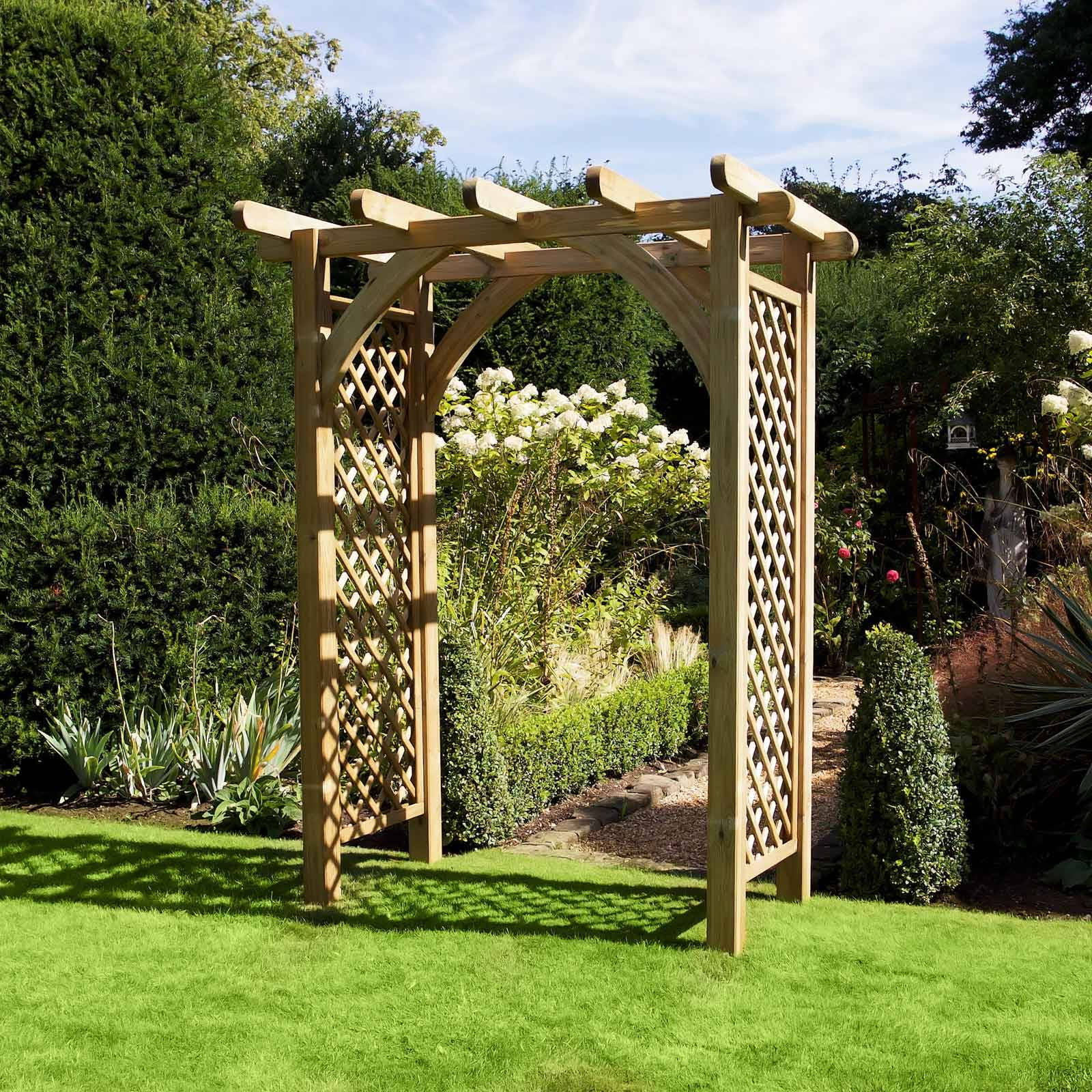 17 Wide Garden Arches Ideas To Try This Year | Sharonsable in Outdoor Arch Design
