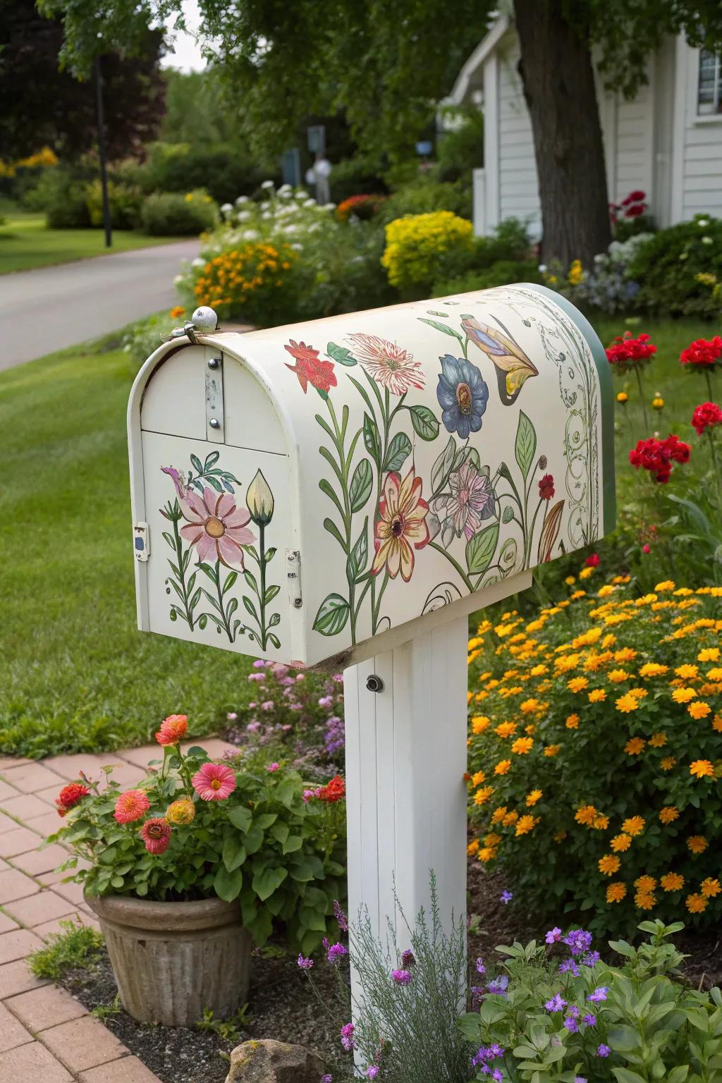 18+ Charming Mailbox Curb Appeal Ideas inside Mailbox Design