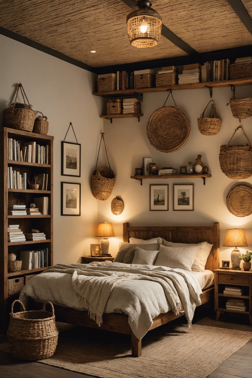 20 Cozy Cottage Bedroom Ideas For A Warm Atmosphere – Toolzview with regard to Creating atmosphere with compact fire baskets for corner arrangements
