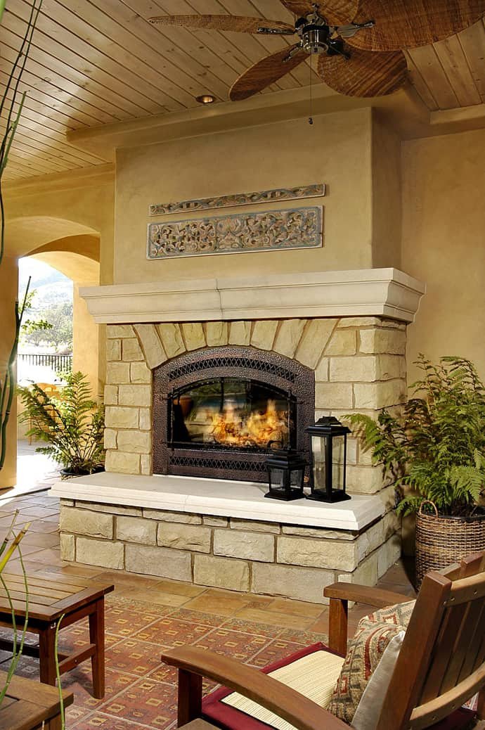 25 Stone Fireplace Ideas For A Cozy, Nature-Inspired Home pertaining to Outdoor Fire Stone Design