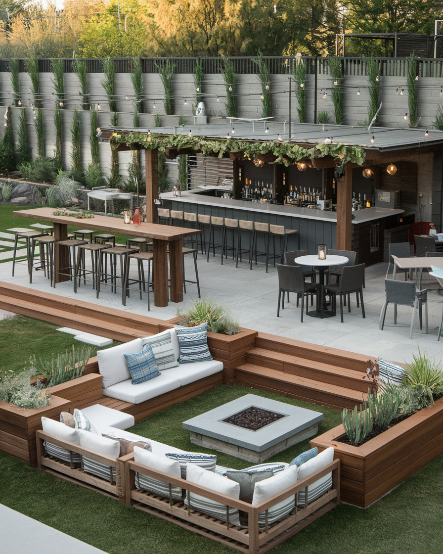 40 Outdoor Patio Bar Ideas 2025 – Stylish Layouts, Must-Have Items, And ... for How to Choose Durable Materials for an Outdoor Bar That Withstands Every Season