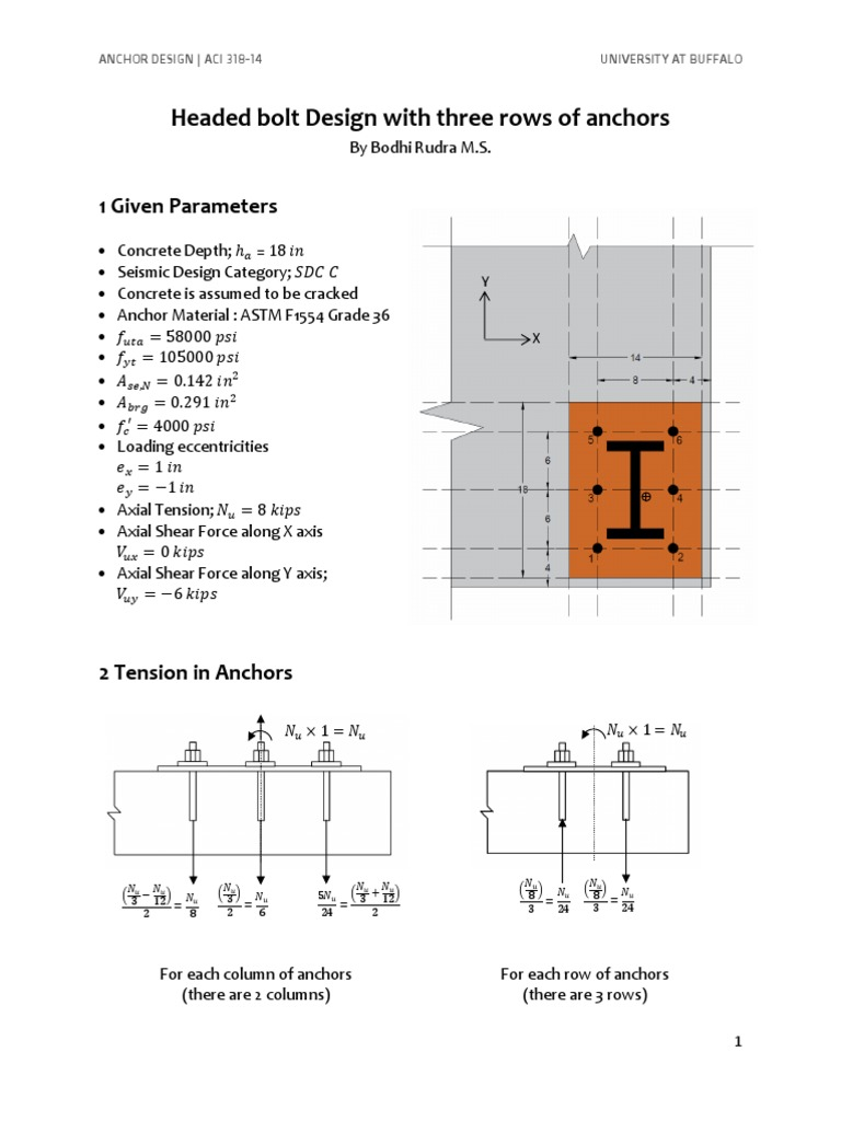 Aci 318 Anchor Bolt Edge Distance At Patrick Jefferson Blog within Anchor Bolt Design