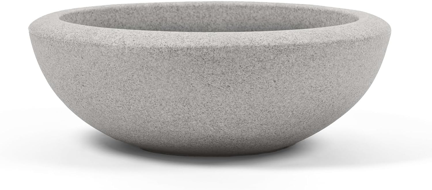 Amazon.com: Arbora 26" Santorini Bowl Polyresin Indoor And Outdoor ... for Outdoor Bowl Design