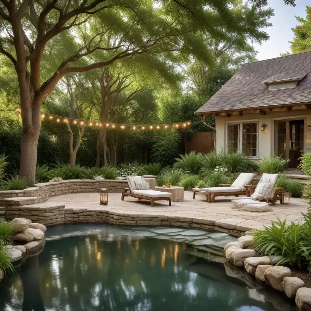 Backyard Oasis: Transforming Outdoor Spaces Into Tranquil Retreats ... throughout Outdoor Umbrella Design