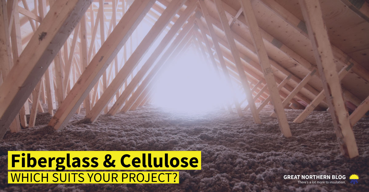 Blown In Cellulose Insulation Vs Fiberglass Batts - Glass Designs for How to Choose Between Cellulose and Fiberglass for Your Blown-In Project