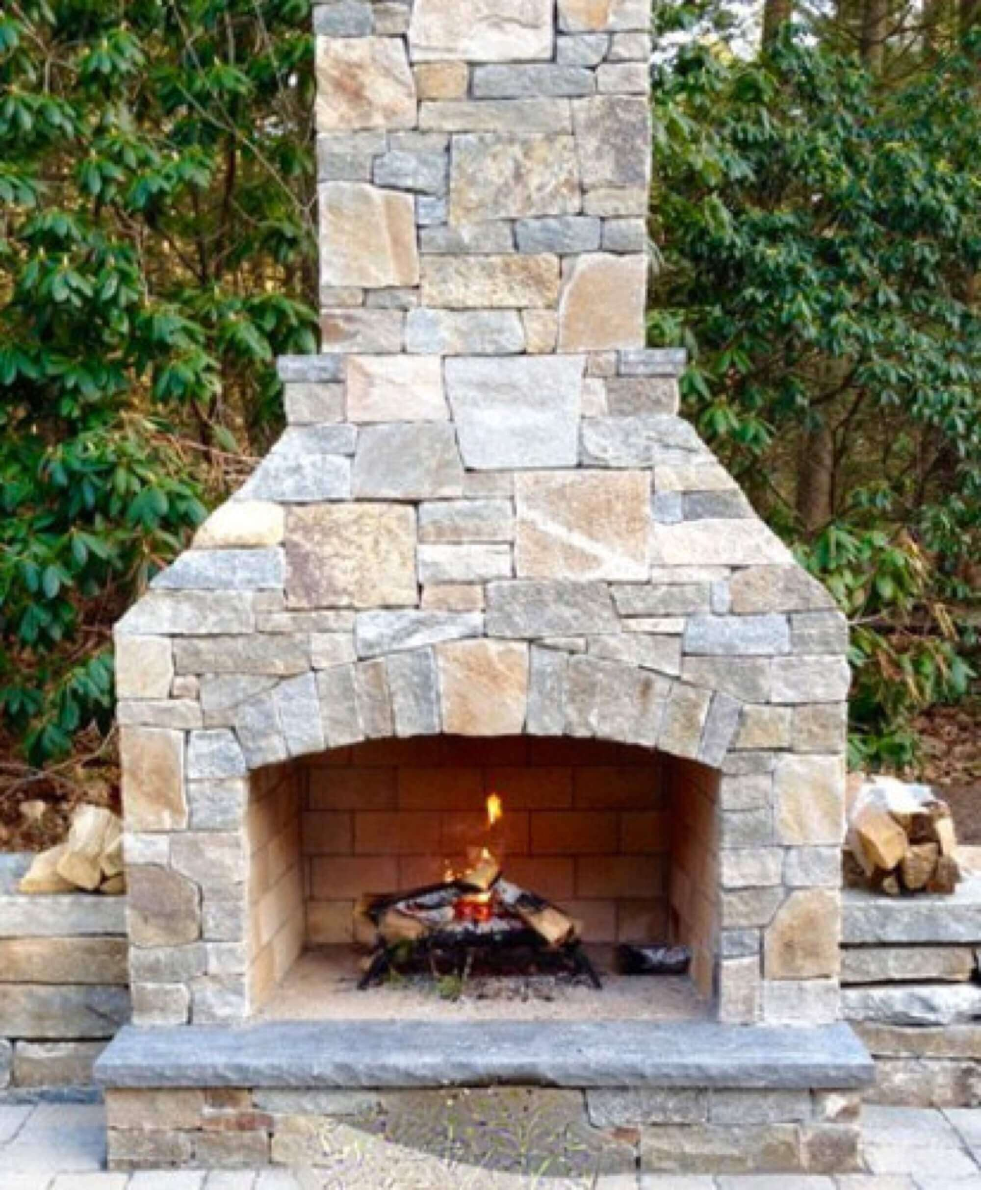 Choosing The Right Outdoor Fireplace Kit - Firefarm Living with regard to Outdoor Fireplace Design