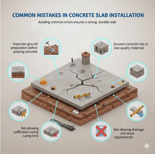 Common Concrete Slab Mistakes That Cost Thousands to Fix Later