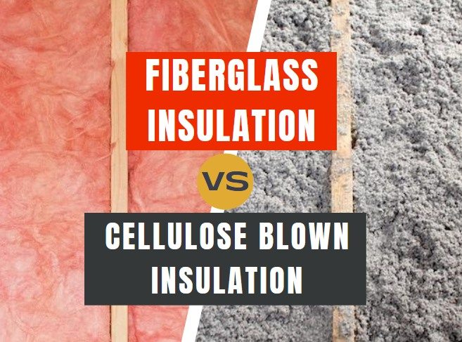 Comparison Between Fiberglass Vs Cellulose Blown Insulation ... in How to Choose Between Cellulose and Fiberglass for Your Blown-In Project