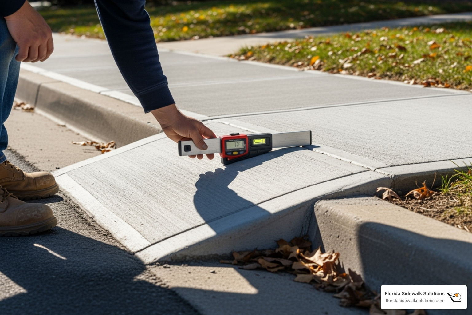 Curb Ramp: 2025 Ada Compliance &amp; Safety with The Essential Guide to Calculating Slope for Safe Outdoor Ramps