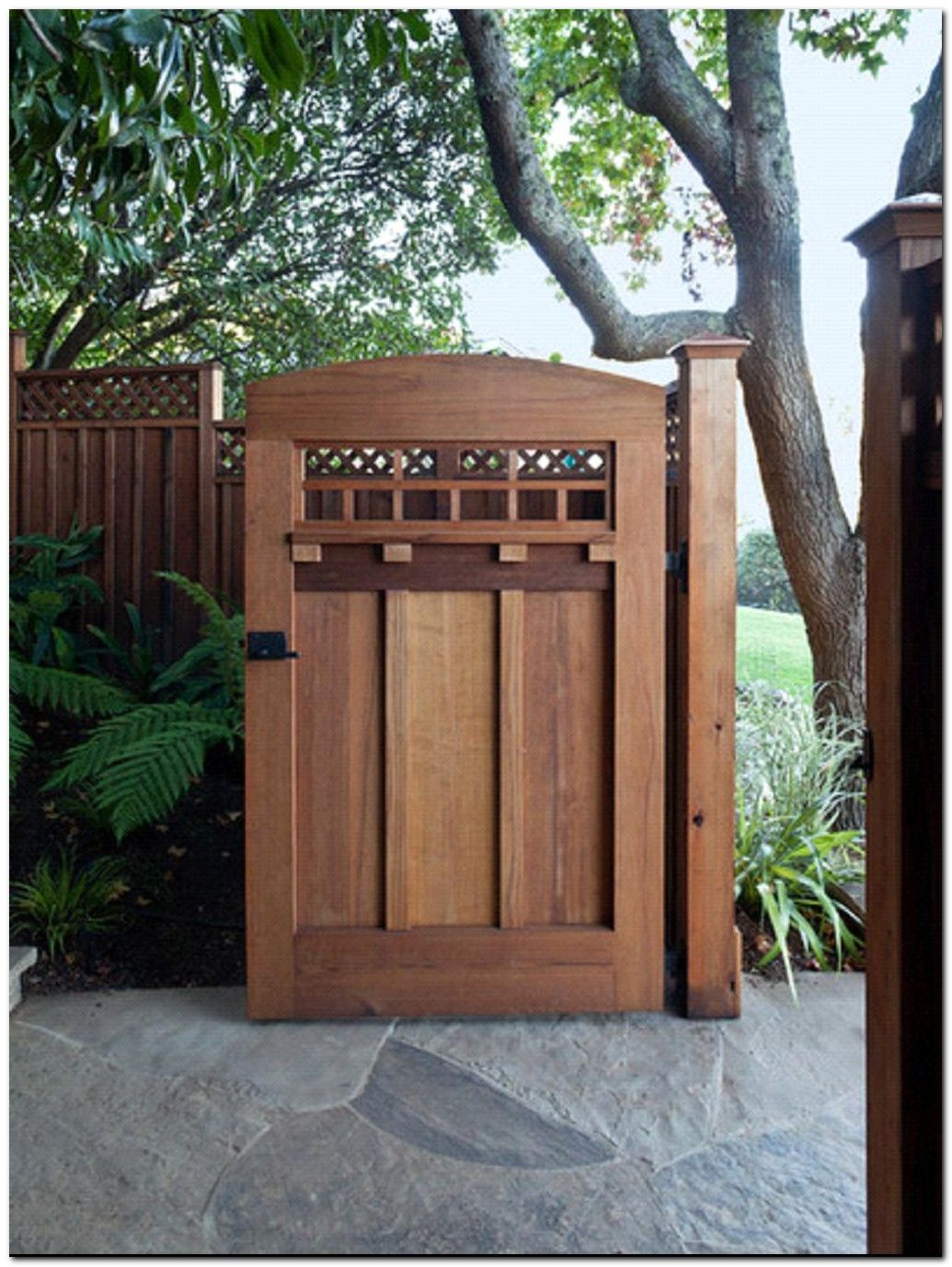 Decorative Gates And Patios throughout Rustic Wood vs Modern Metal Which Outdoor Gate Style Suits You Best