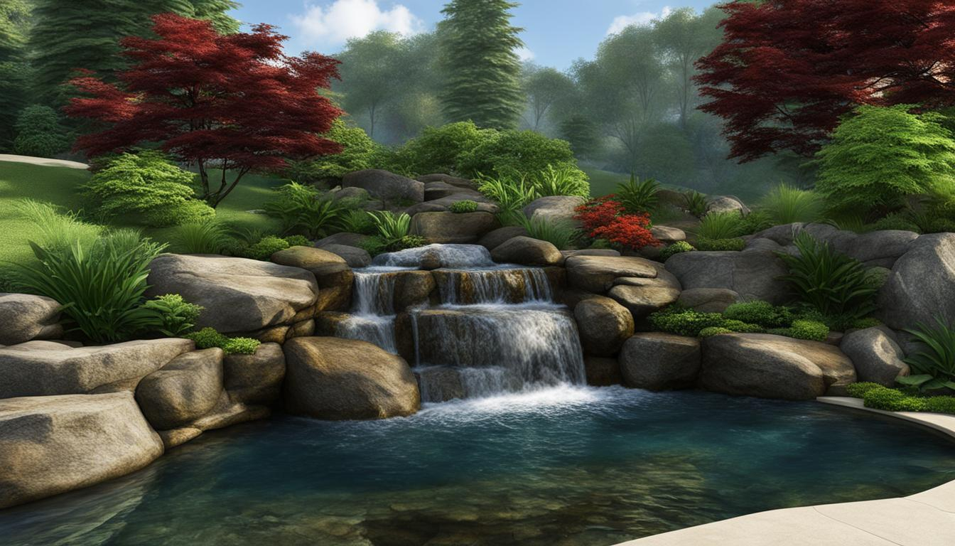 Designing Majestic Backyard Waterfalls within Outdoor Waterfall Design