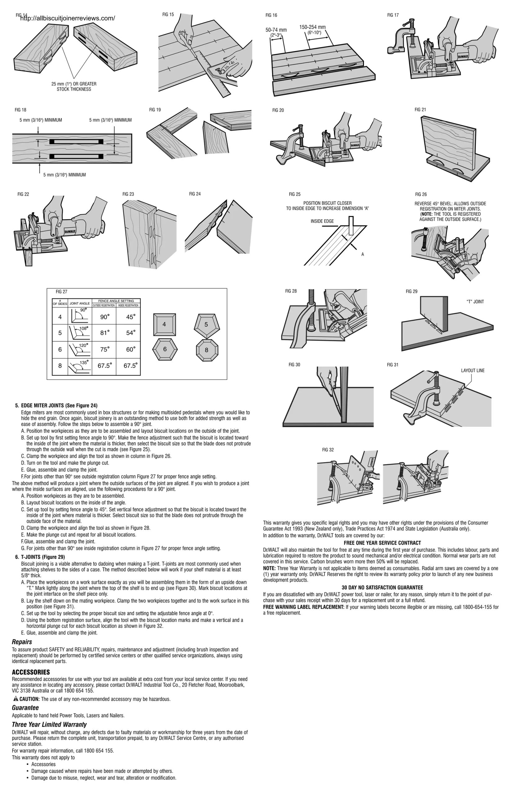 Dewalt Dw682 K Biscuit Joiner- Joiner Manual | Pdf with Mastering Alignment with Biscuit Joinery Techniques