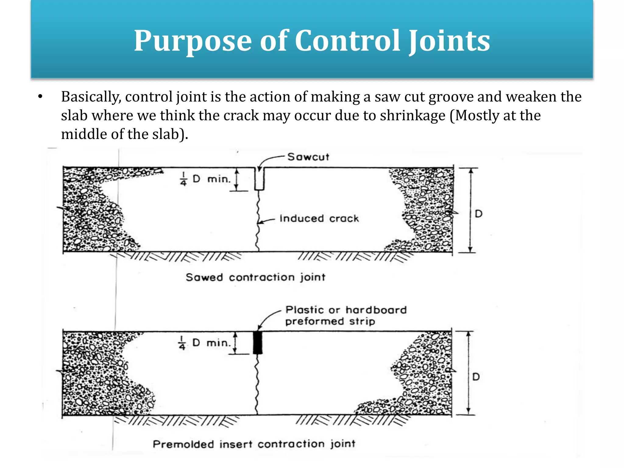 Difference Between Control, Construction, And Expansion Joints | Pptx in What Most Contractors Get Wrong About Cutting Control Joints
