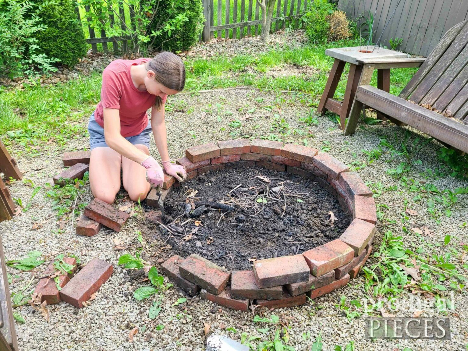Diy Fire Pit Refresh - Prodigal Pieces in Why Your Outdoor Fire Pit Bricks Are Cracking and How to Fix Them for Good