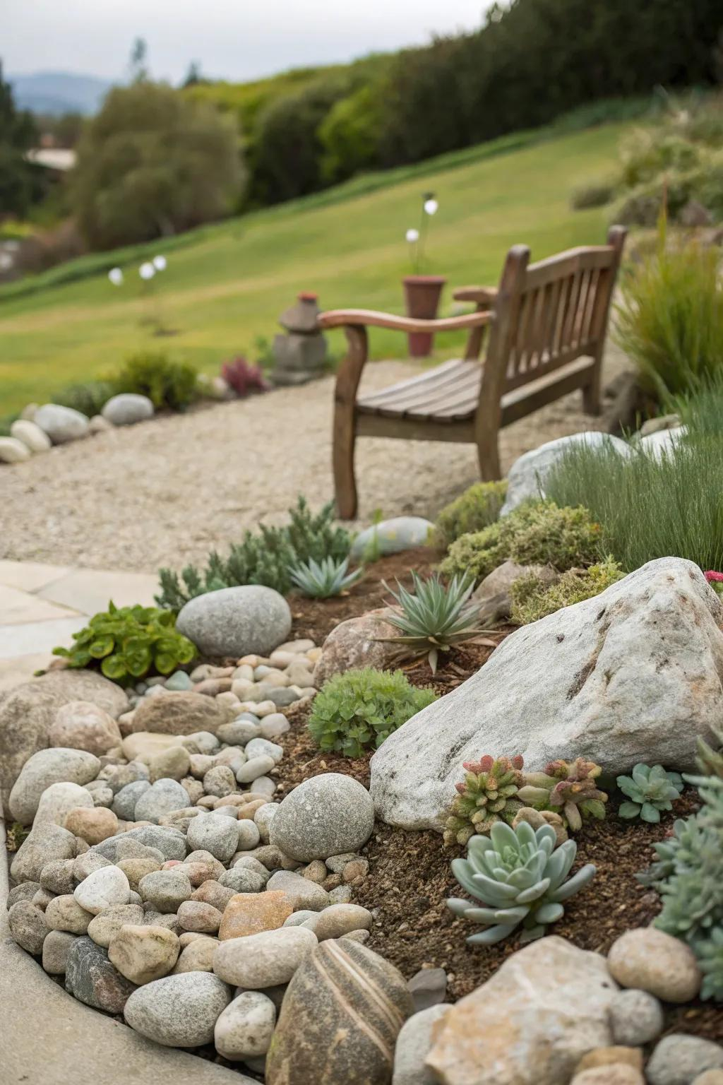 Effortless Rock Landscaping For Low Upkeep - Light And Layer within How to Build a Low Maintenance Rock Garden on Any Budget This Year