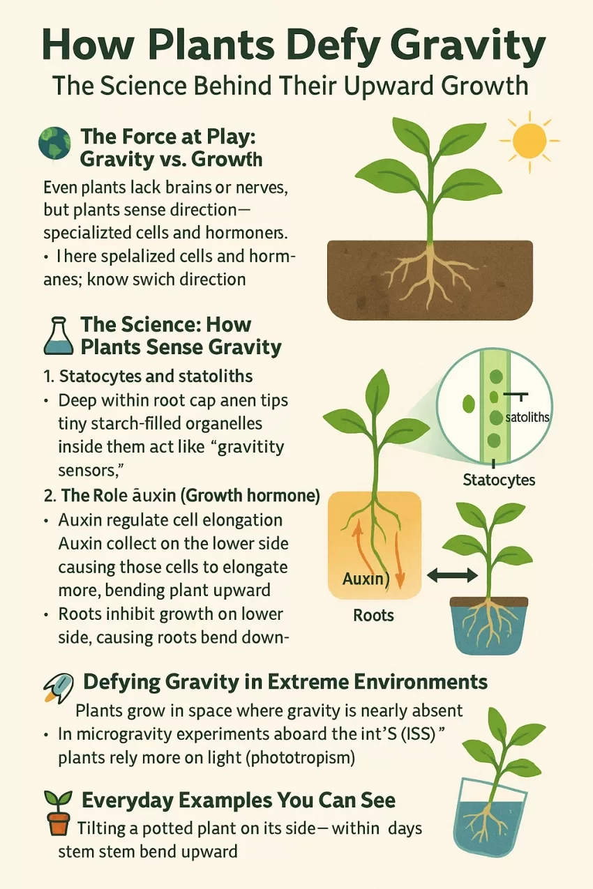 🌱 How Plants Defy Gravity: The Science Behind Their Upward Growth ... with regard to Cable Structure Design