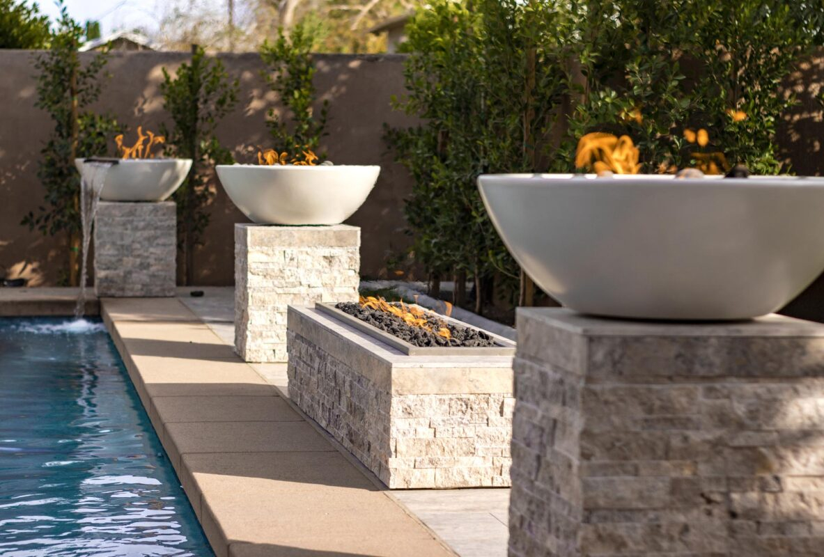 Choosing the right material for outdoor bowls from GFRC to weatherproof polyresin