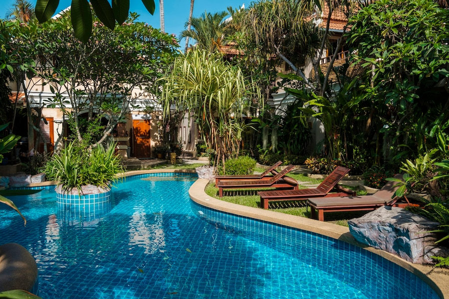 How Pool Builders Can Transform Your Backyard Into A Resort-Like ... intended for Outdoor Umbrella Design