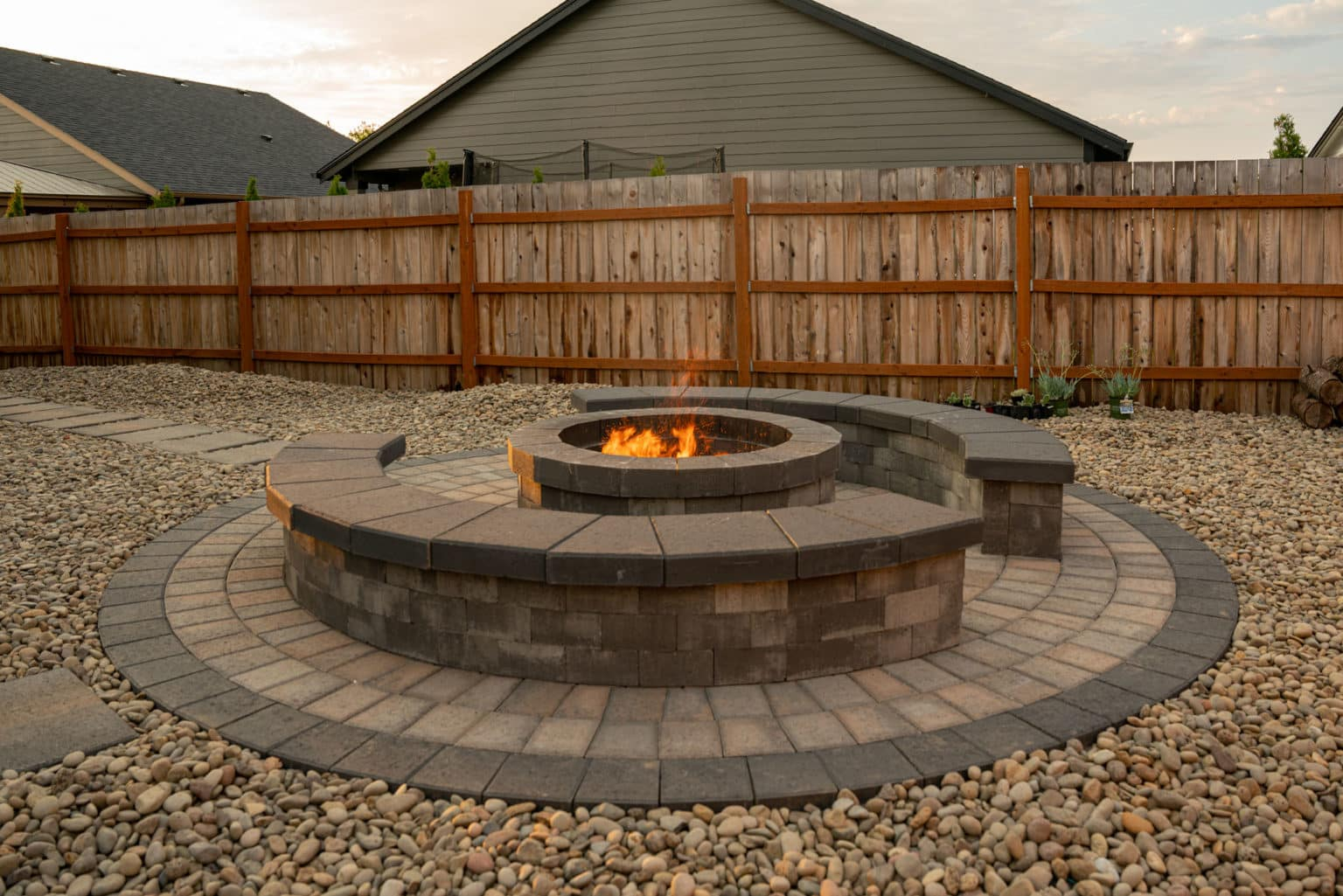 How To Build A Circle Paver Patio & Stone Fire Pit | Diy intended for Outdoor Fire Ring Design