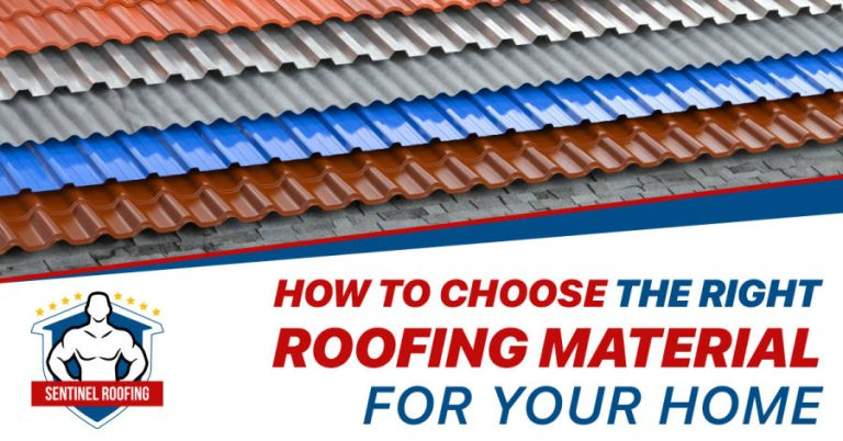 How To Choose The Right Roofing Material For Your Home - Sentinel ... inside Choosing the Right Roof Line for Your Homestead Workshop or Garage