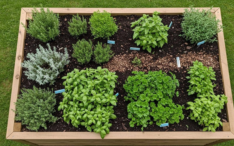 How to Plan a Raised Bed Herb Garden for Year Round Harvests