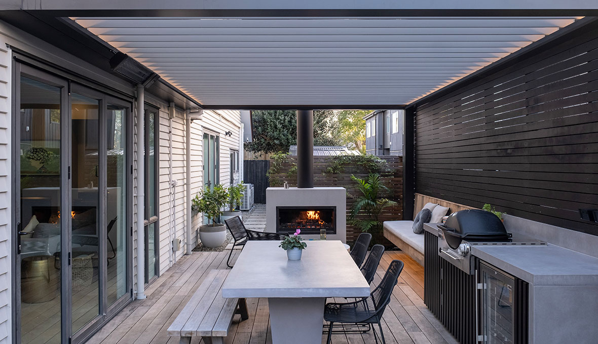 How To Create An Outdoor Space Perfect For Entertaining | Article for Outdoor Refrigerator Design