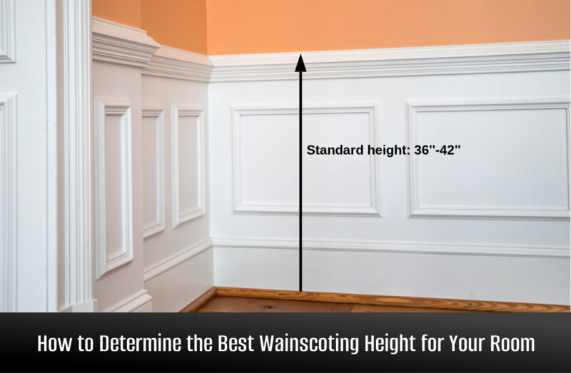 How To Determine The Wainscoting Height throughout Wainscoting Design