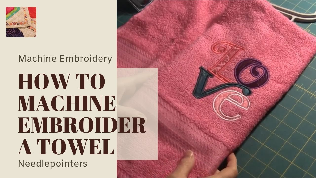 How To Machine Embroider A Tea Towel At Marsha Shain Blog inside Outdoor Towel Design