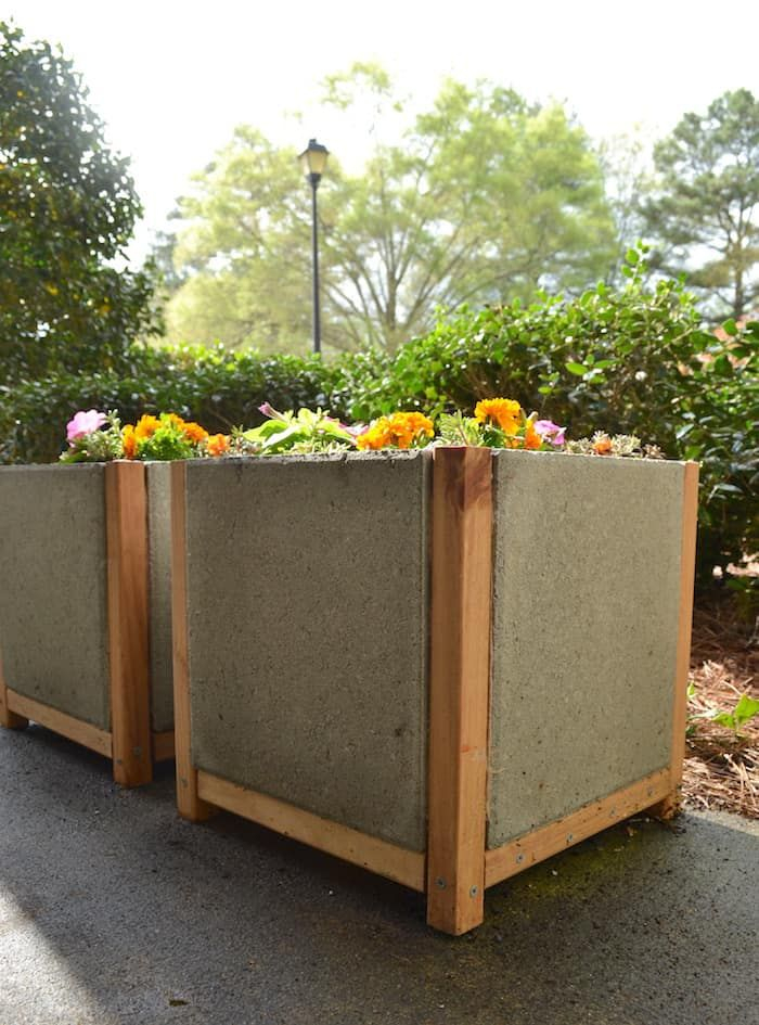 How To Make Cool-Looking Concrete Planters From Scratch regarding The Art of Layering How to Build Professional Looking Planters from Scratch