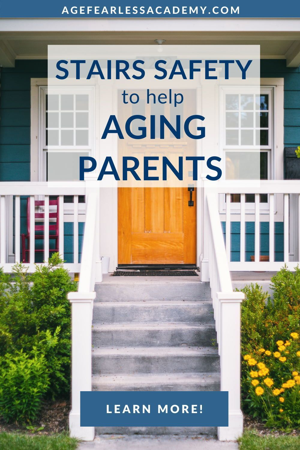 How to design safe outdoor steps for aging parents without sacrificing style