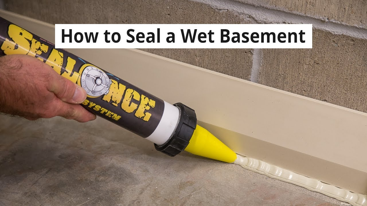 How To Seal A Wet Basement Water-Tight • Diy Basement Waterproofing ... regarding When to Let Walls Dry Out Instead of Sealing Them Tight in 2026
