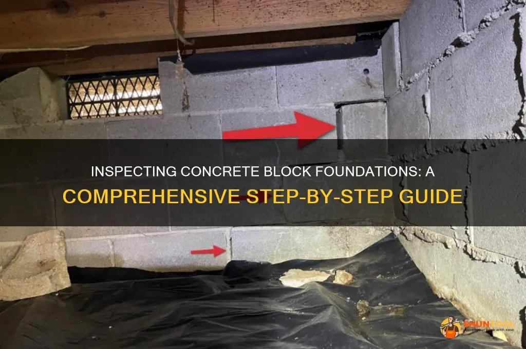 Inspecting Concrete Block Foundations: A Comprehensive Step-By-Step ... intended for Foundation Wall Design