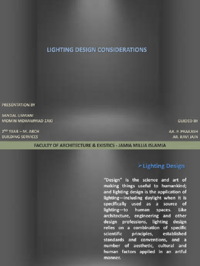 Lighting Design Considerations | Pdf within Designing for Panic Why Human Behavior Should Drive Your Emergency Lighting Strategy