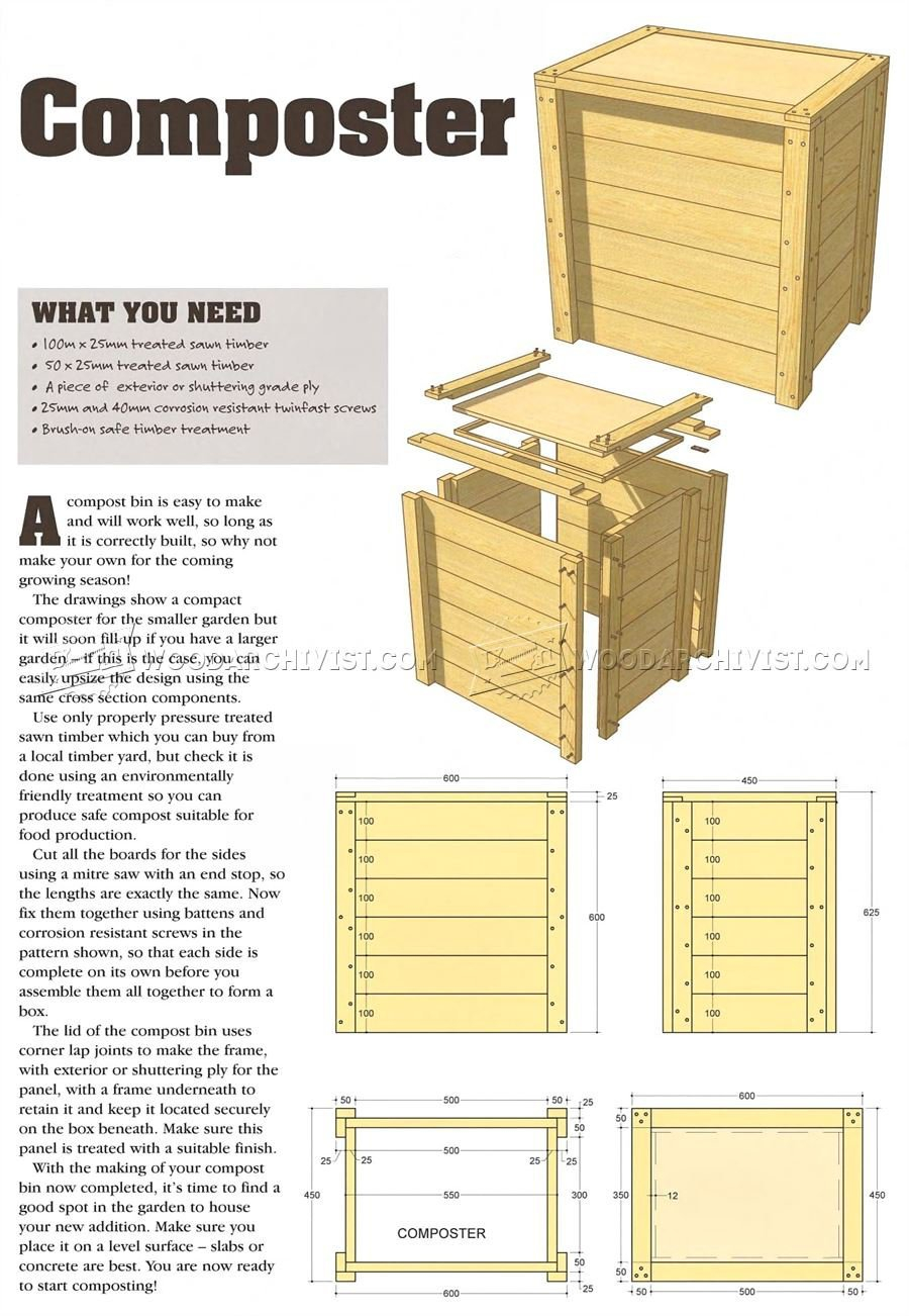 Outdoor Compost Bin Plans At Rachel Vance Blog pertaining to The Best Wood Compost Bin Plans for Beginners in 2026