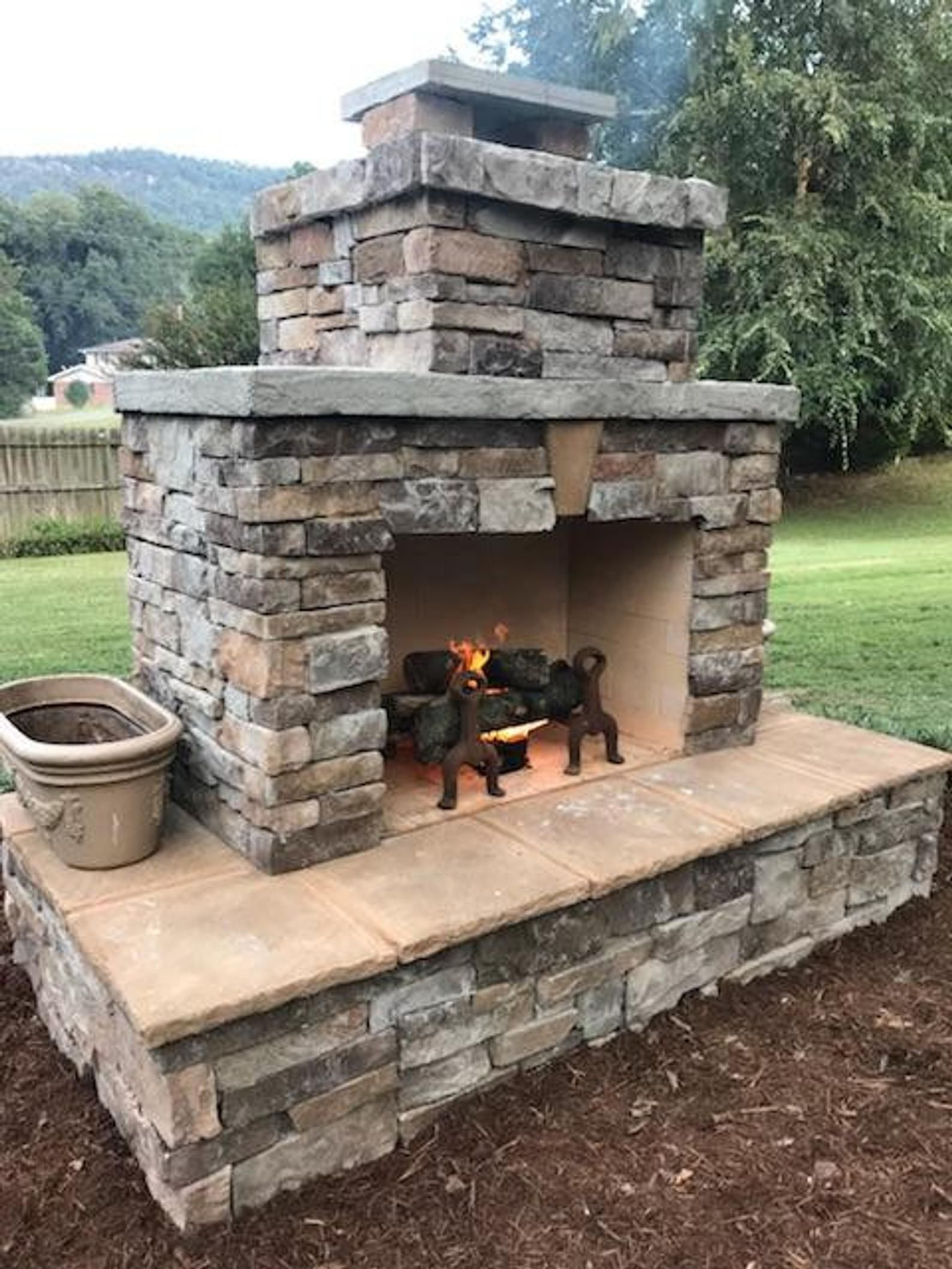 Outdoor Fireplace Mortar – Fireplace Guide By Linda with Why your outdoor fireplace needs more than just stone and mortar