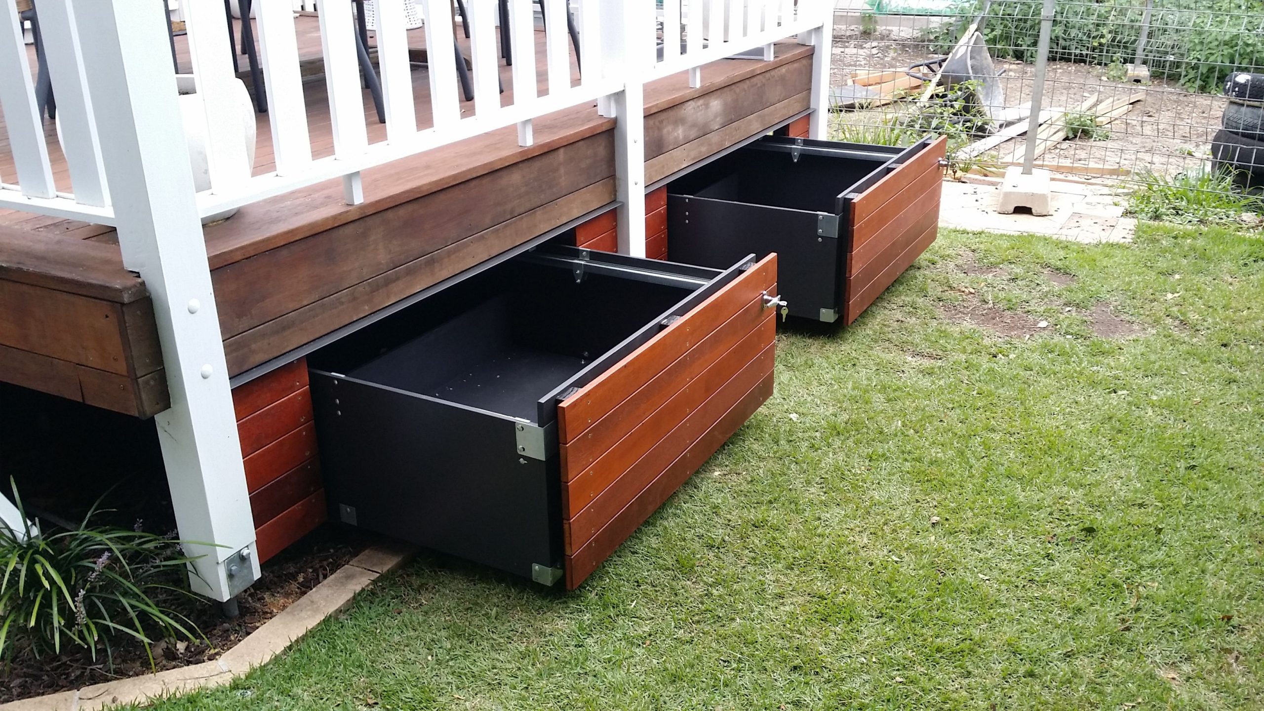 Patio Diy Storage Ideas throughout Outdoor Drawer Design