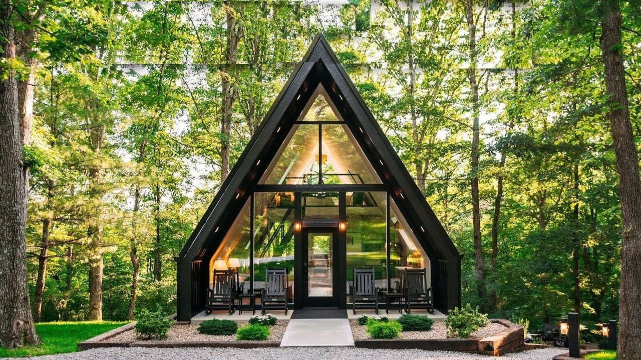 Perfect Modern A-Frame House Design - Defve pertaining to From rustic cabin to luxury retreat evolving A-frame styles
