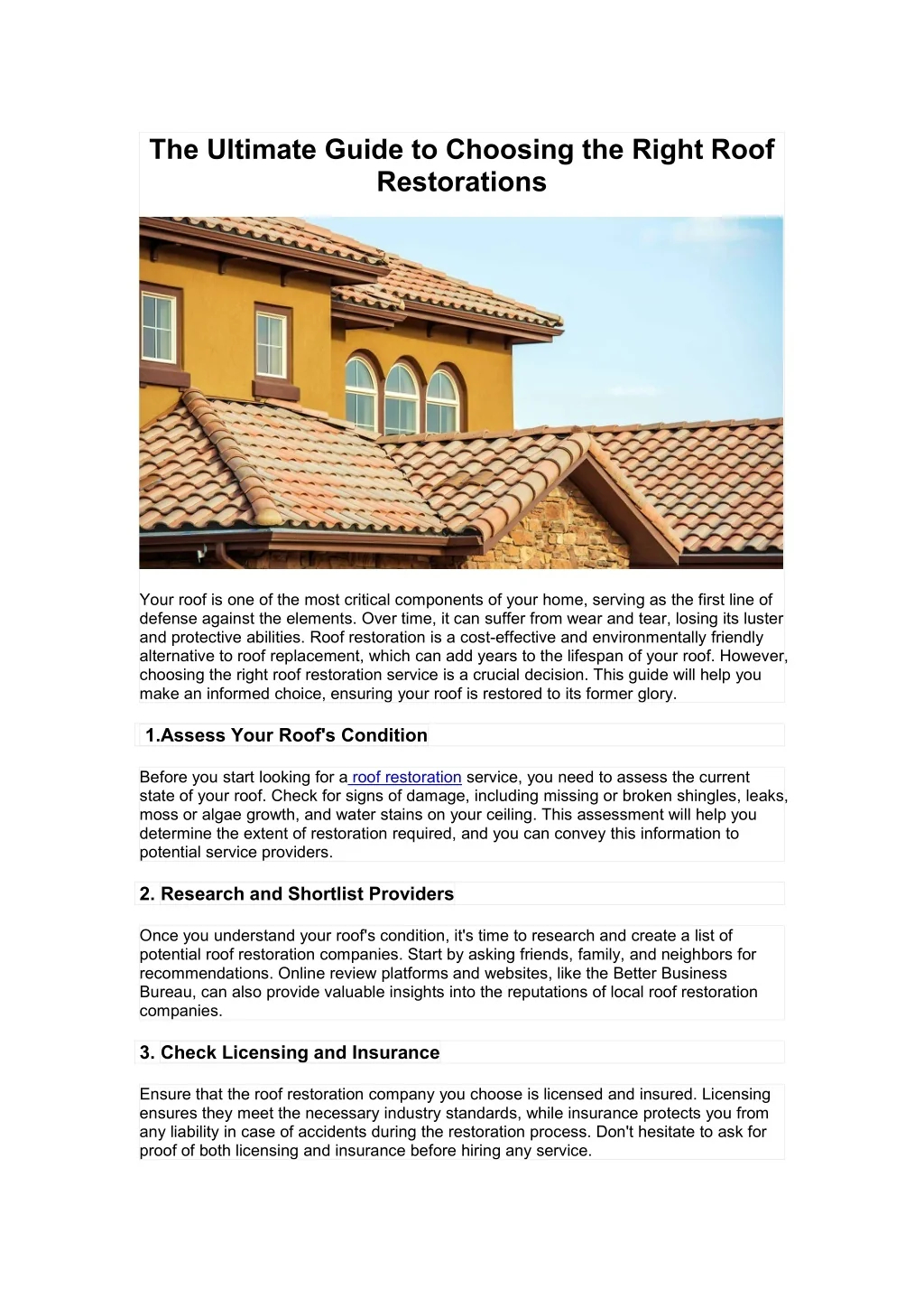 Ppt - The Ultimate Guide To Choosing The Right Roof Restorations ... regarding Pole Barn Design