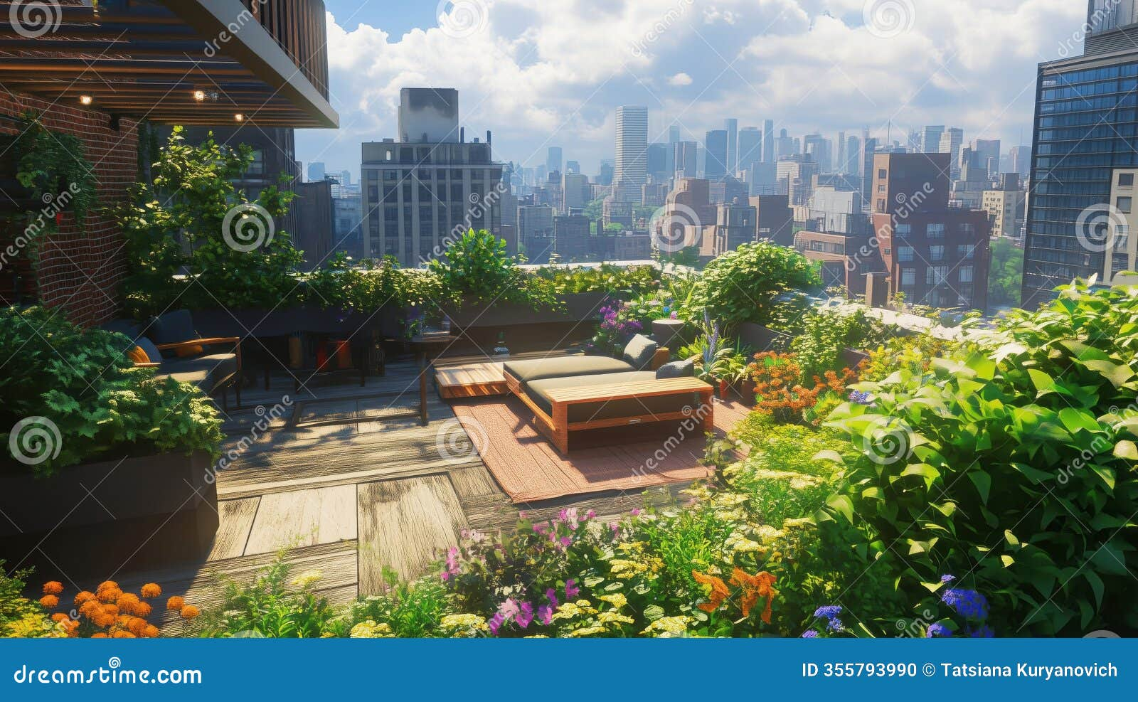 Designing Cozy Seating Areas Amidst Vibrant Rooftop Flower Displays