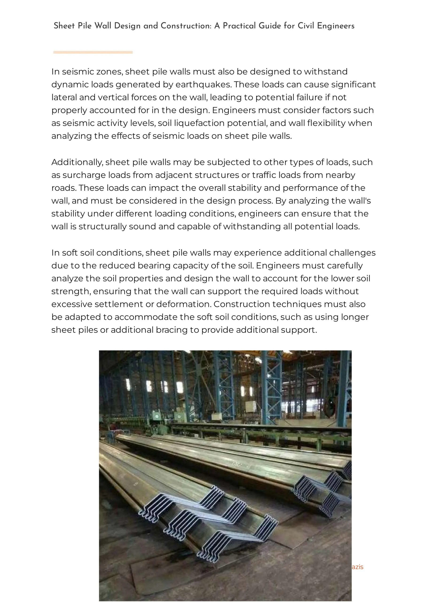 Sheet Pile Wall Design And Construction: A Practical Guide For Civil ... in Lessons from Three Decades of Driven Pile Evolution for Today’s Civil Engineers