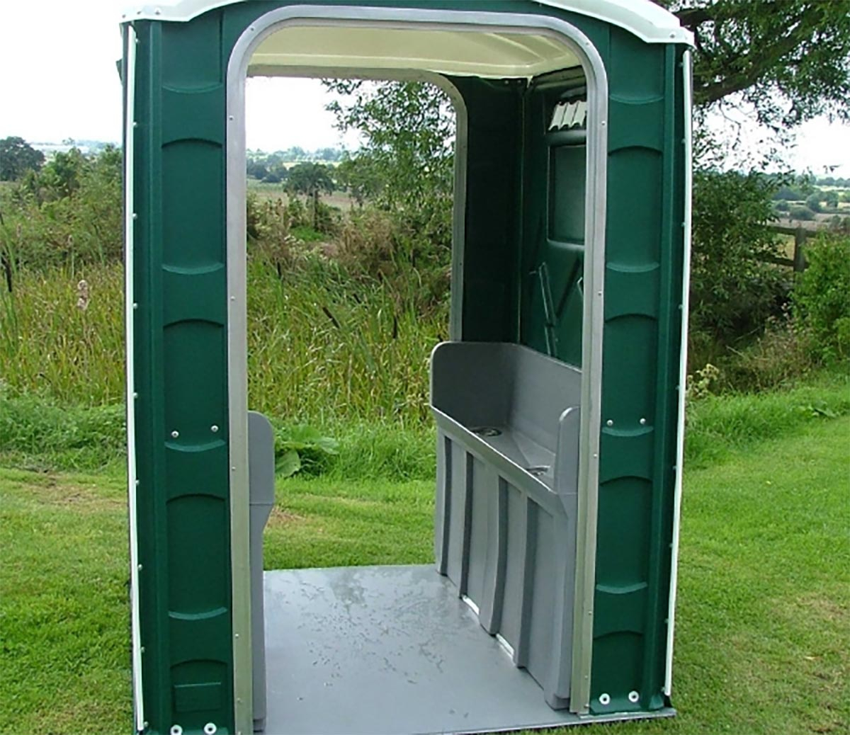 Single Cabin Urinal Hire - Perfect For Outdoor Events | Andyloos inside Why Your Backyard Needs an Outdoor Urinal This Summer