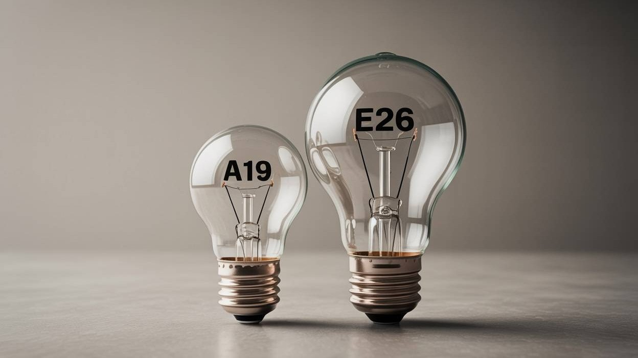 The Complete Guide To A19 Vs. E26 Bulbs inside A19 Bulb Design