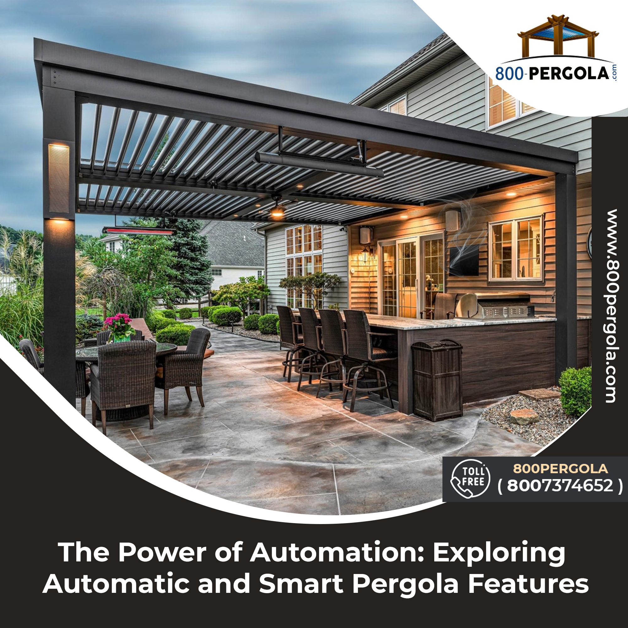 The Power Of Automation: Exploring Automatic And Smart Pergola Features intended for Integrating Smart Technology and Automation Into Traditional Wood Pergola Designs