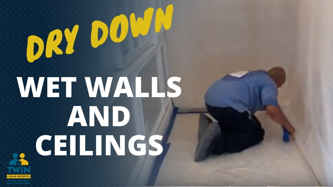 Upstairs Leak: How To Dry Wet Walls And Ceiling - Youtube in When to Let Walls Dry Out Instead of Sealing Them Tight in 2026